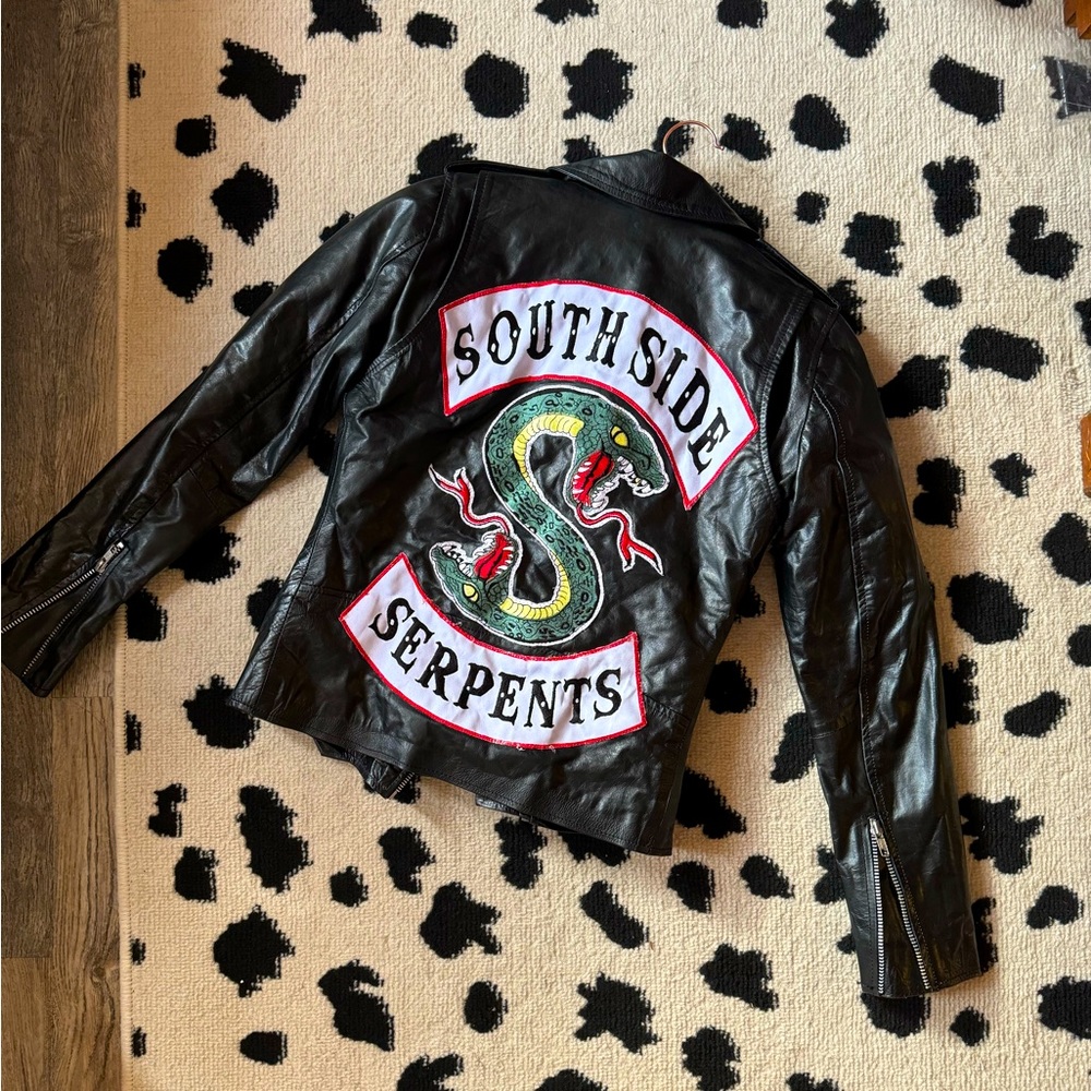 Riverdale Southside Serpents Black Leather Jacket